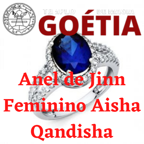 Anel De Jinn Feminino Aisha Qandisha Templo De Magia Goetia